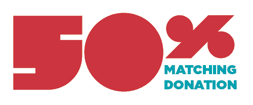 50% Matching Donation
